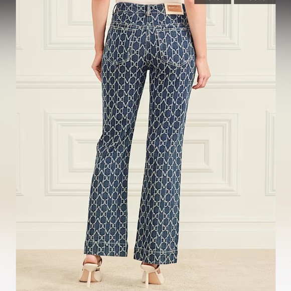 Marciano Indigo Denim Patterned Jeans - Size 29 - Picture 5 of 7